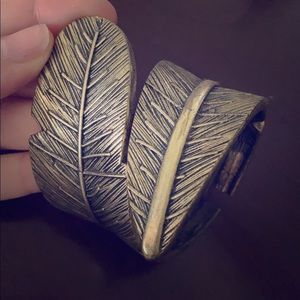 Bronzed gold cuff